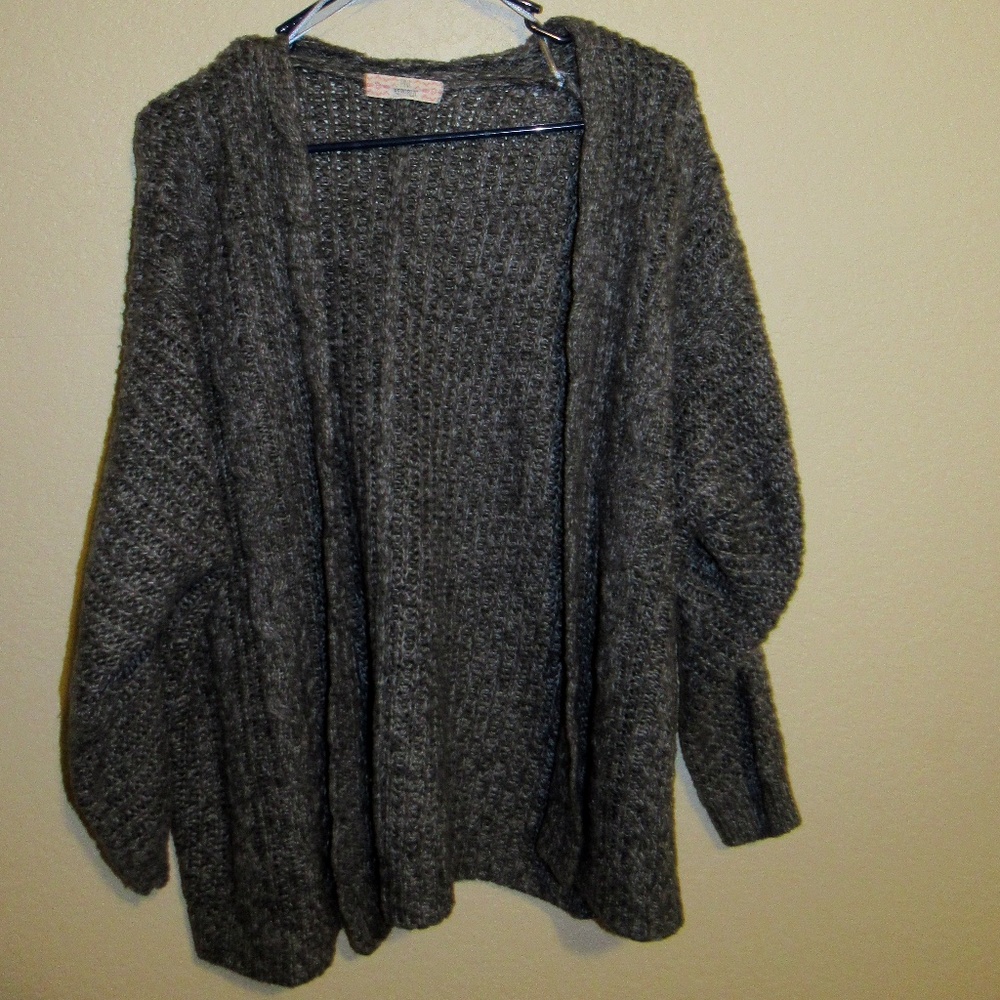Gray Cozy Cardigan